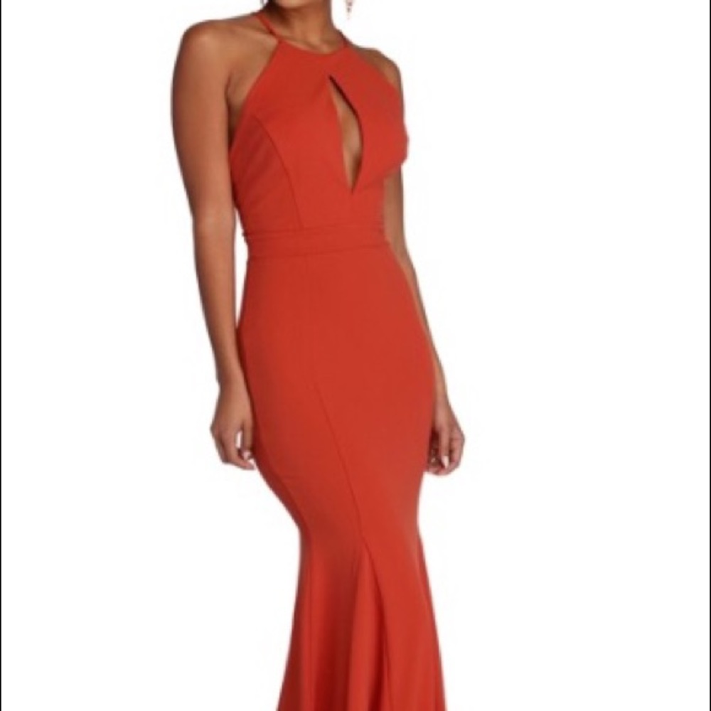 Orange Formal Dress